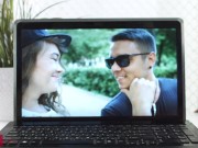 Asian girl with brown hair enjoying impromptu sex after watching a music video 3/16