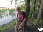 VIP4K. Cougar Malusha found a dude with big cock in the park. Hot sex with Malusha & Moon Imp 3/16