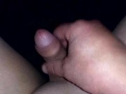 Masturbe (328) with one testicle 8/16