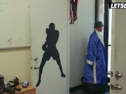 Horny Teens Indulge in Raunchy Group Sex with Professional Boxer - SCAM ANGELS 3/16