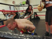 Horny Teens Indulge in Raunchy Group Sex with Professional Boxer - SCAM ANGELS 6/16