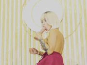 Business lady Monika Foxxx has fun with big toys after work 6/16