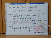 Tokyo 2024-1st [1]Q4 Solve the linear equation.[JapanMath] 11/16