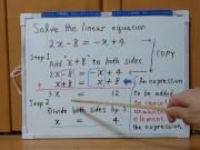 Tokyo 2024-1st [1]Q4 Solve the linear equation.[JapanMath] 12/16