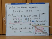 Tokyo 2024-1st [1]Q4 Solve the linear equation.[JapanMath] 13/16