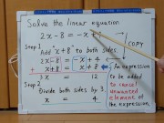Tokyo 2024-1st [1]Q4 Solve the linear equation.[JapanMath] 2/16