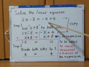 Tokyo 2024-1st [1]Q4 Solve the linear equation.[JapanMath] 3/16