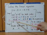 Tokyo 2024-1st [1]Q4 Solve the linear equation.[JapanMath] 5/16