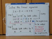 Tokyo 2024-1st [1]Q4 Solve the linear equation.[JapanMath] 6/16