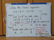 Tokyo 2024-1st [1]Q4 Solve the linear equation.[JapanMath] 8/16
