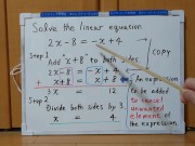 Tokyo 2024-1st [1]Q4 Solve the linear equation.[JapanMath] 9/16