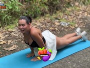 🚫🛑❌ WTF PERVERTED YOGA TEACHER❌🚫🛑makes me SIN in front of my WIFE 😱 1/16
