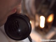 TeenMegaWorld - Lola Bredly - Sexy brunette comes to the rescue 1/16