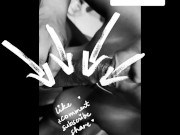 NASTY SLOPPY BLOW JOB ! Black and white edition 1/16