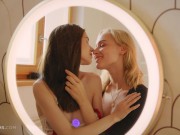 ULTRAFILMS Two amazing lesbian girls Kelly Collins and Leona Mia having fun fucking in this great video 5/16