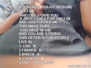 ARE YOU READY TO FUCK ME FOR 5$ JUST TEXT ME  THIS OFFER START TOMORROW 1/16