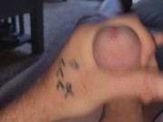 Masturbating Home Alone with my blinds open 13/16