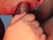 Que delícia! Amo mamar um piroca grande 13/16