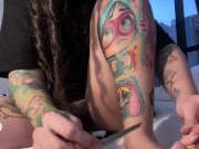 I let my stepdad watch while I get a manicure 11/16