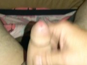 Tent Masturbation while trying to be quiet from my friends 10/16