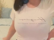 Pretty girl with big tits wants your dick to get hard. 10/16