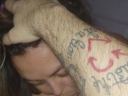 Pleasing daddy with a wet blowjob 3/16