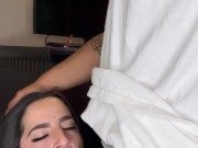 She enjoys Sucking my dick until I cum in her mouth 👄 it’s the best when she licks it! 👅 11/16