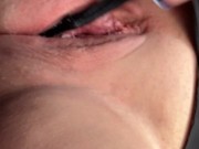 Thong and clit play 🥵💦 1/16