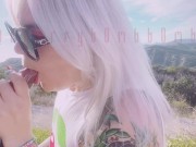 Giving a random stranger a blowjob & some pussy on my morning hike 11/16