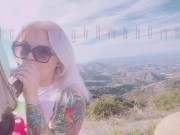 Giving a random stranger a blowjob & some pussy on my morning hike 12/16