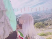 Giving a random stranger a blowjob & some pussy on my morning hike 2/16