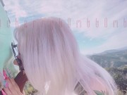 Giving a random stranger a blowjob & some pussy on my morning hike 6/16