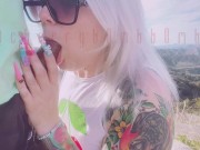 Giving a random stranger a blowjob & some pussy on my morning hike 9/16