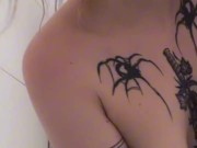 College Slut Masturbates In Shower 14/16