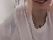 College Slut Masturbates In Shower 3/16