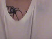 College Slut Masturbates In Shower 5/16