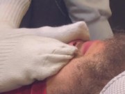 Sweaty gym sock slave is my foot stool - Trailer 10/16