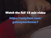 Sweaty gym sock slave is my foot stool - Trailer 16/16