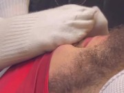 Sweaty gym sock slave is my foot stool - Trailer 9/16