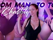 From Man to Toy in Chastity by Goddess Nikki Kit 1/16