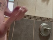 TOG Presents: Amateur solo quick cumshot before shower 3/16