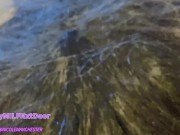 Wife loves being spit roasted with HUGE dildo. 9/16