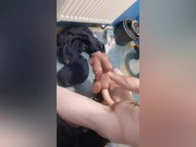 Horny teen loves to fuck his ebony sex doll 5/16