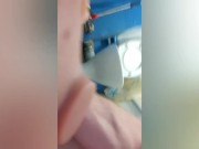 Horny teen loves to fuck his ebony sex doll 7/16