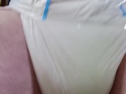 Completely soaked diaper after all day wear 9/16