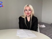 A strict teacher with a big ass, in stockings, taught a history lesson. 6/16