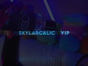 Fucking machine Wrecks her Pussy in latex 1/16