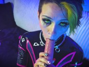 Fucking machine Wrecks her Pussy in latex 3/16