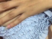 My friend makes hot video touching her tits and masturbating 6/16