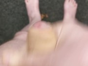 Masturbating naked outside in the rain before a thunderstorm, wish my girlfriend could join me 14/16